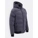 Pánská zimní bunda s kapucí grafitová