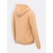 Dámská mikina na zip s kapucí béžová