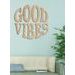 Drevený nápis "GOOD VIBES"
