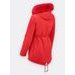 Dámska zimná bunda červená