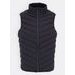 Pánská prošívaná vesta bez kapuce černá