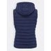 Dámská krátká prošívaná vesta tmavě modrá