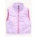 Dětská prošívaná vesta SOUHVĚZDÍ fialovo-růžová