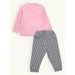 Dětská tepláková souprava UŠATÝ ZAJÍC růžová