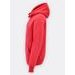 Pánska mikina s kapucňou bez potlače červená