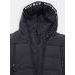 Pánská zimní bunda s kapucí černá