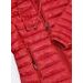 Dámska lesklá prešívaná bunda červená