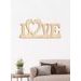 Drevený nápis "LOVE"