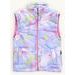 Dětská prošívaná vesta MASKÁČ fialová