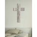 Dřevěná nástěnná dekorace Kříž