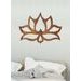 Dřevěný nástěnný obraz Flower LOTOS