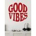 Drevený nápis "GOOD VIBES"