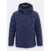 Pánská zimní bunda s kapucí tmavě modrá