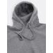 Dámská dlouhá mikina s kapucí šedá