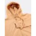 Dámská mikina na zip s kapucí béžová