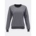 Dámská mikina bez kapuce grafitová