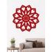 Moderní dřevěná mandala Kouzlo květiny