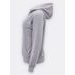 Dámska mikina s kapucňou sivá
