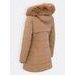 Dámská prošívaná bunda béžová