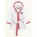 Dětský námořnický župan bílo-červený