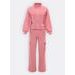 Dámská tepláková souprava crop top růžová