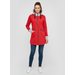 Dámská mikina s kapucí z úpletu červená