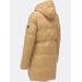 Dámska zimná bunda s kožušinovou podšívkou béžová