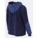 Dámská volná mikina s kapucí tmavě modrá
