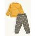 Dětská tepláková souprava PSÍK žluto-olivová