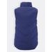 Dámská prodloužená vesta tmavě modrá