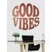 Drevený nápis "GOOD VIBES"