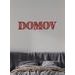 Drevený nápis "DOMOV"