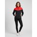 Dámská joggingová bunda černo-červená