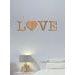 Drevený nápis "LOVE"