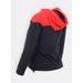 Dámská joggingová bunda černo-červená