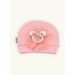 Detská čiapka Medvedia ruža broskyňová