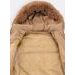 Dámská prošívaná bunda béžová