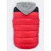 Pánská prošívaná vesta červená