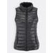 Dámska prešívaná vesta čierna