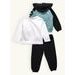Dětská sportovní tepláková souprava mátově černá
