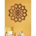 Moderní dřevěná mandala Kouzlo květiny