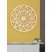 Dřevěná mandala na stěně FLOWER