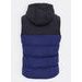 Pánská prošívaná vesta tmavě modrá