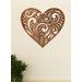 Dřevěný nástěnný obraz Srdce SPIRIT
