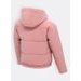 Dámská krátká zimní bunda pudrová