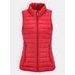 Dámska krátka prešívaná vesta červená