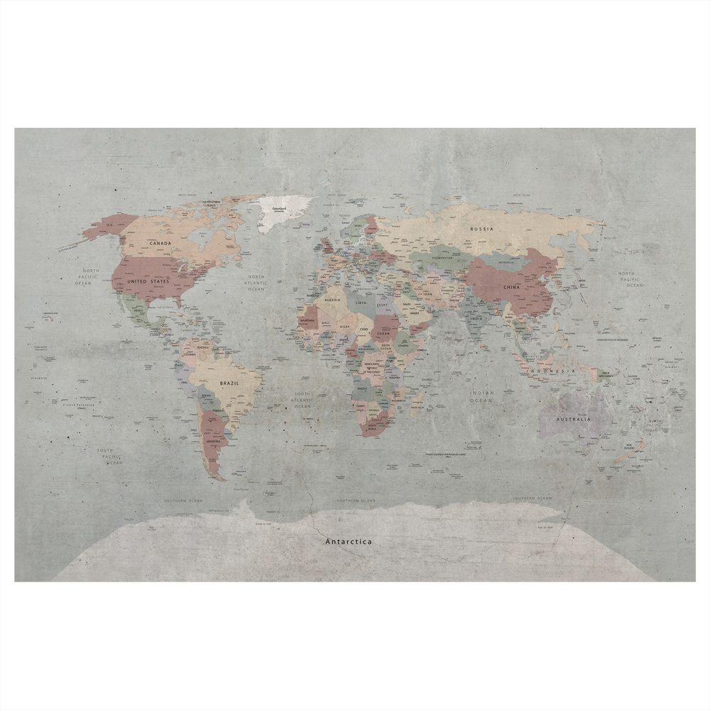 Obraz na korku vintage mapa sveta