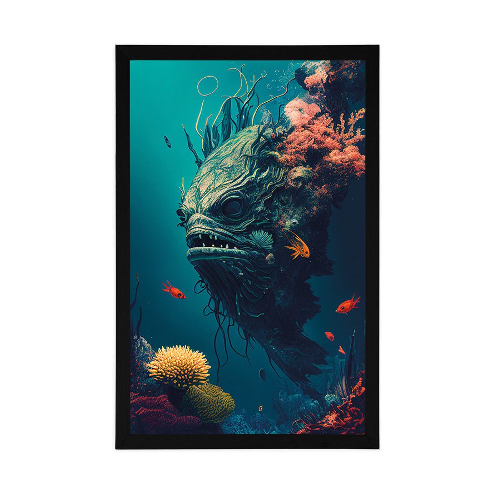 E-shop Plagát surrealistická podmorská príšera