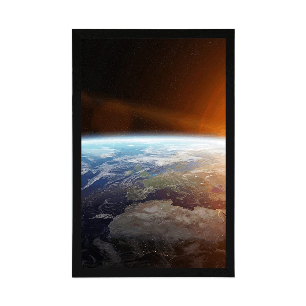 E-shop Plagát pohľad na planétu z vesmíru