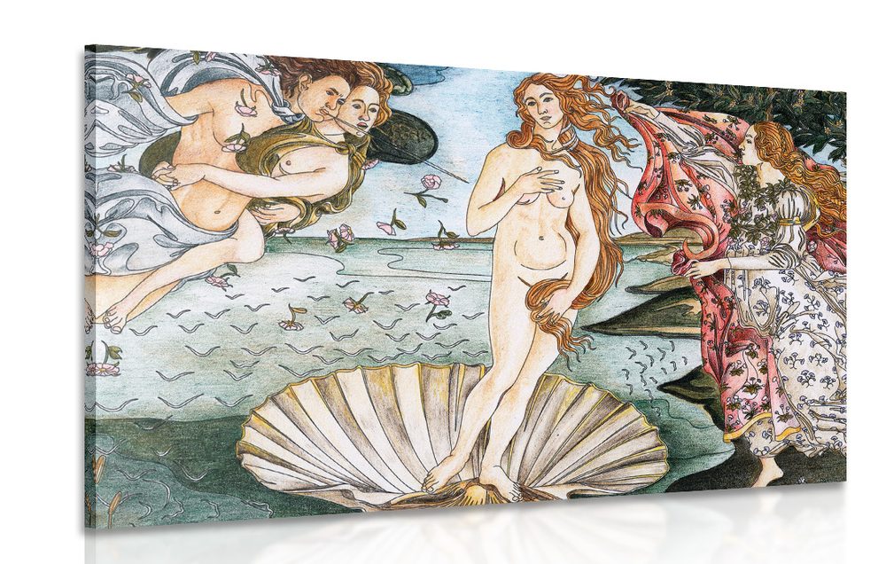 Obraz reprodukcia Zrodenie Venuše - Sandro Botticelli